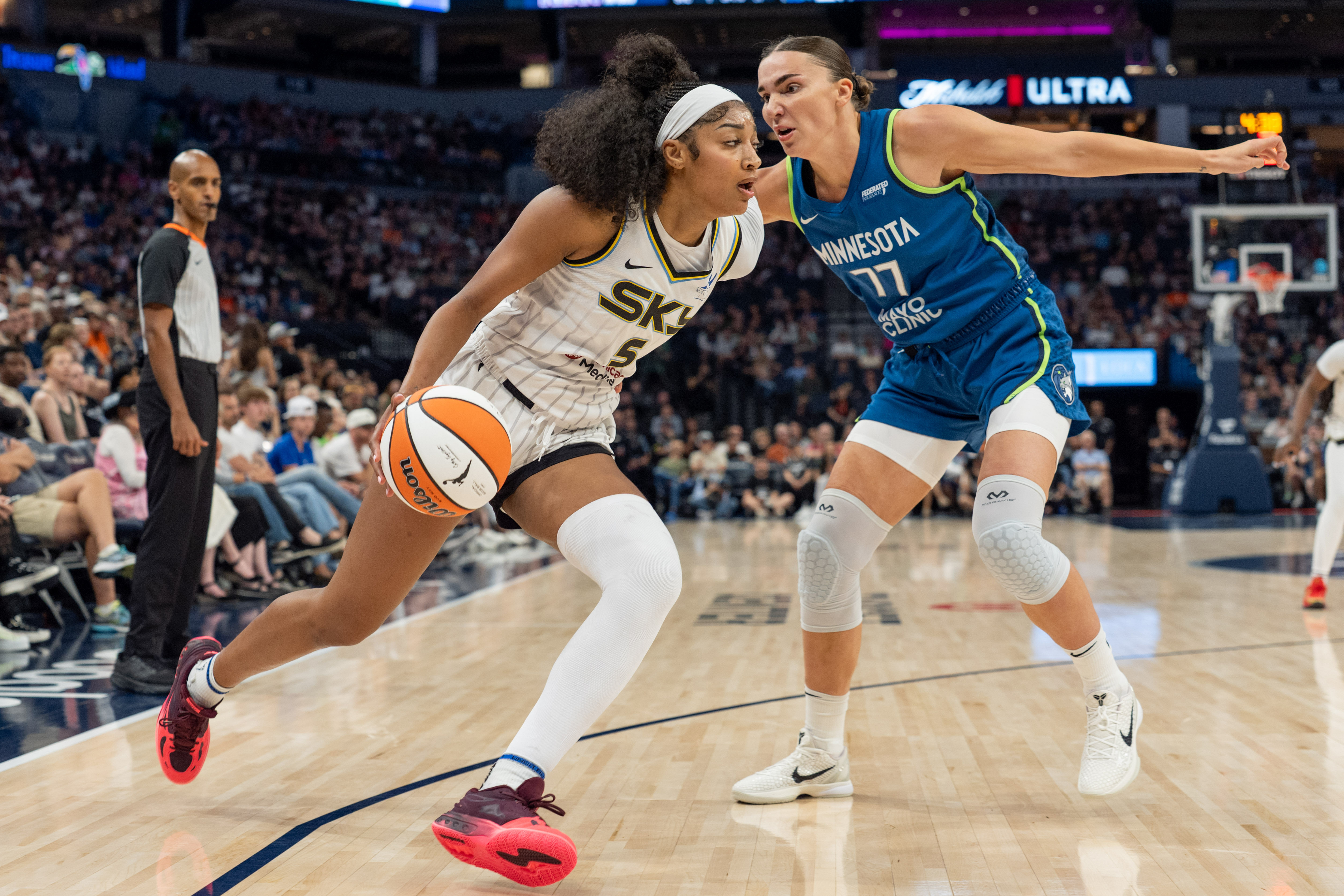 Angel Reese makes history in Sky's loss. (Photo: IMAGN)